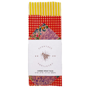 Sunnybee Creations - Beeswax Wraps (3 pack)
