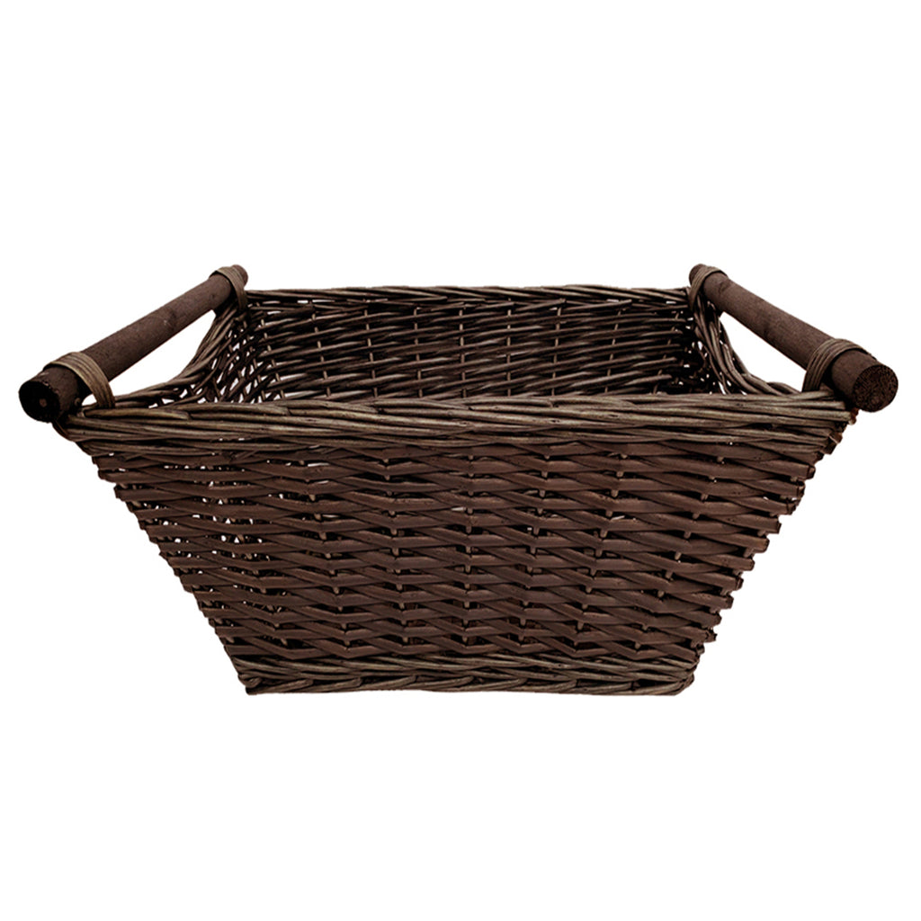 Packaging - Willow Rect Basket With Handle (17x12x8)