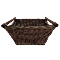 Packaging - Willow Rect Basket With Handle (17x12x8)