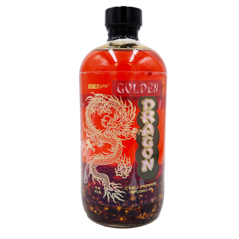 Deadly Dan - Golden Dragon: Chili Pepper Infused Oil (16oz)