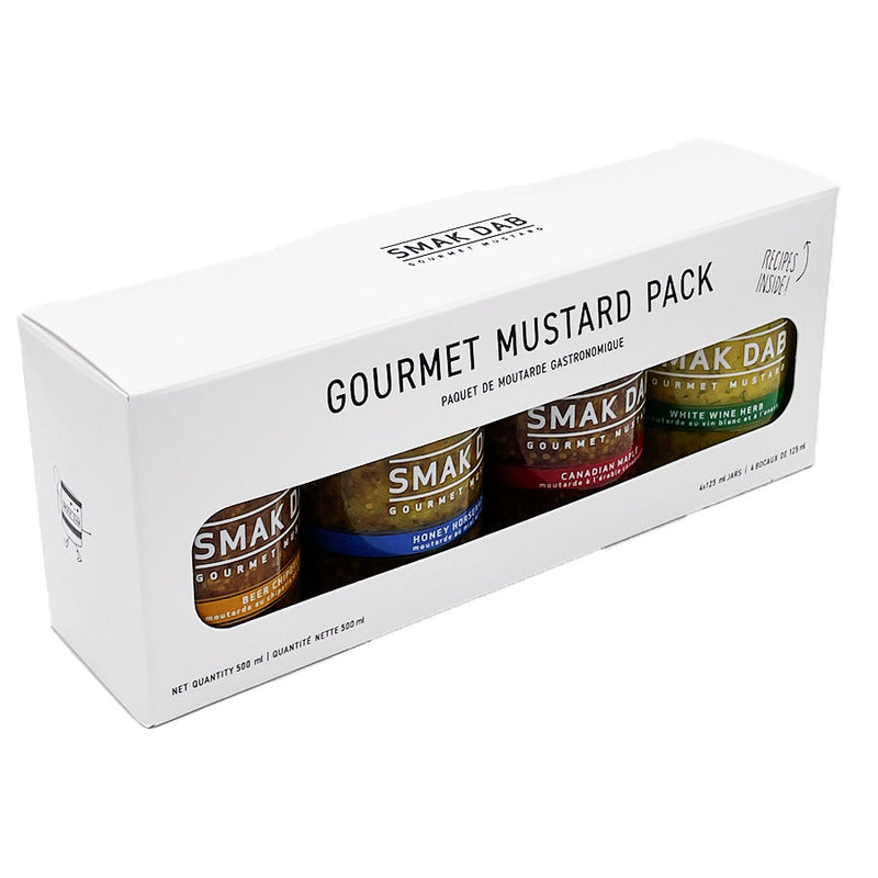 Smak Dab - Gourmet Mustard Pack (4x125ml)