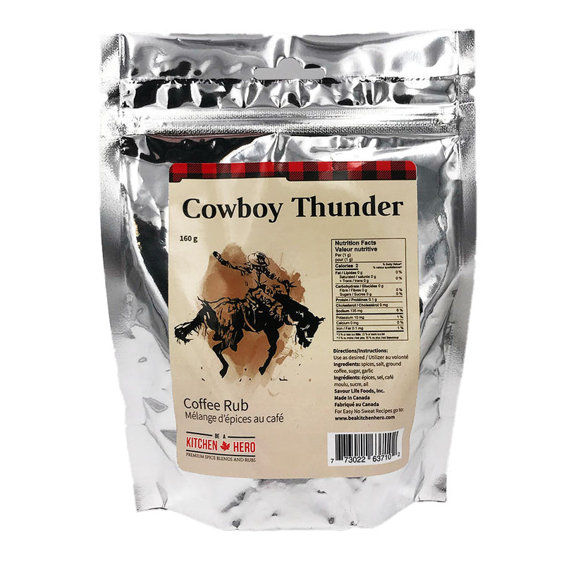Kitchen Hero - Cowboy Thunder Coffee Rub (160 g)
