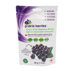 Prairie Berries - Freeze Dried Saskatoon Berries (40g)