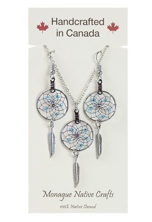 Monague Native Crafts - Earring & Necklace Set