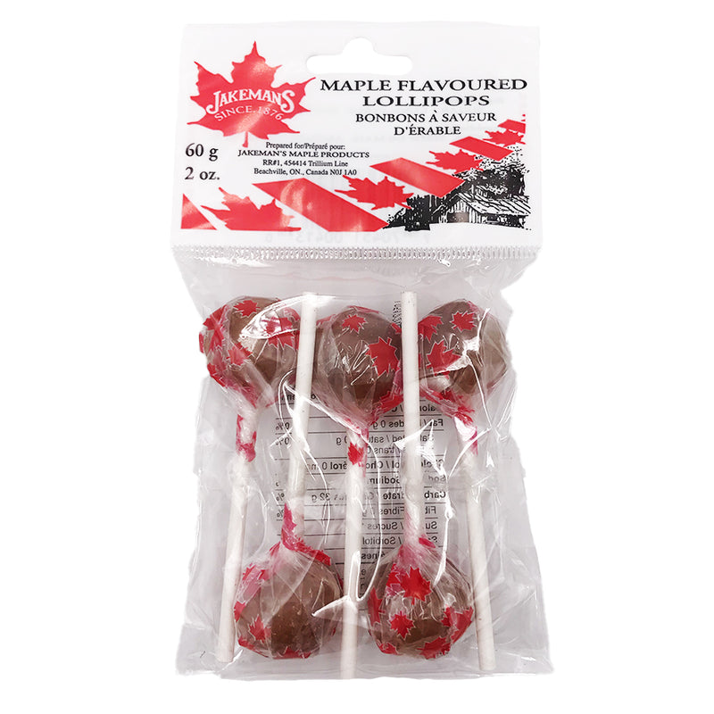 Jakeman's Maple Products - Maple Flavoured Lollipops (60g)