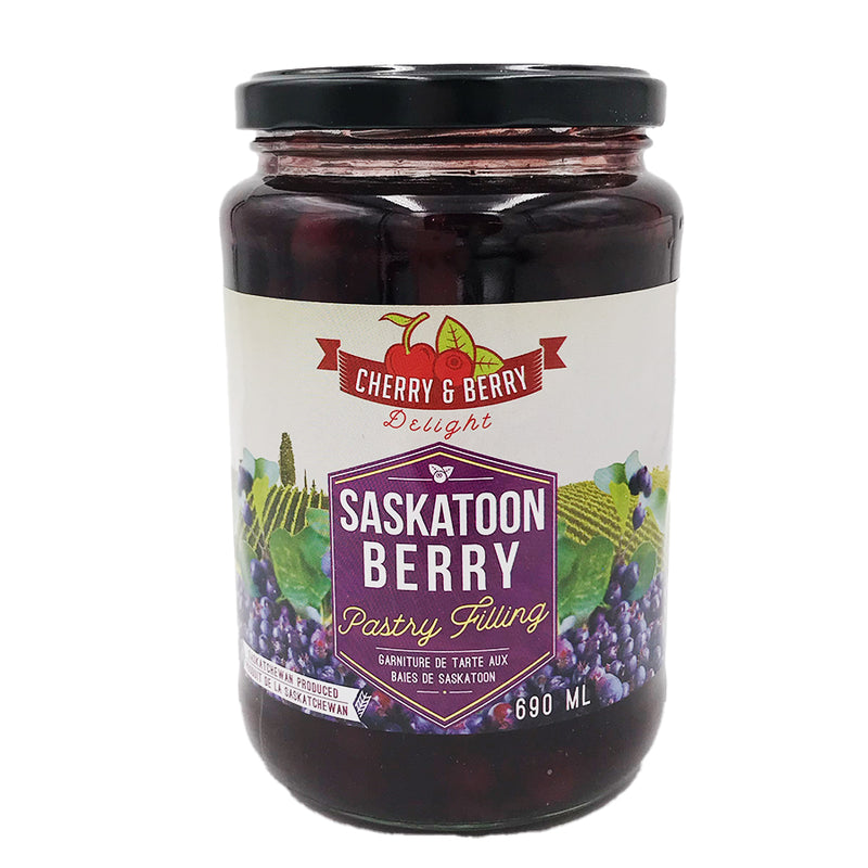 Cherry & Berry Delights - Saskatoon Berry Pastry Filling (690 ml)