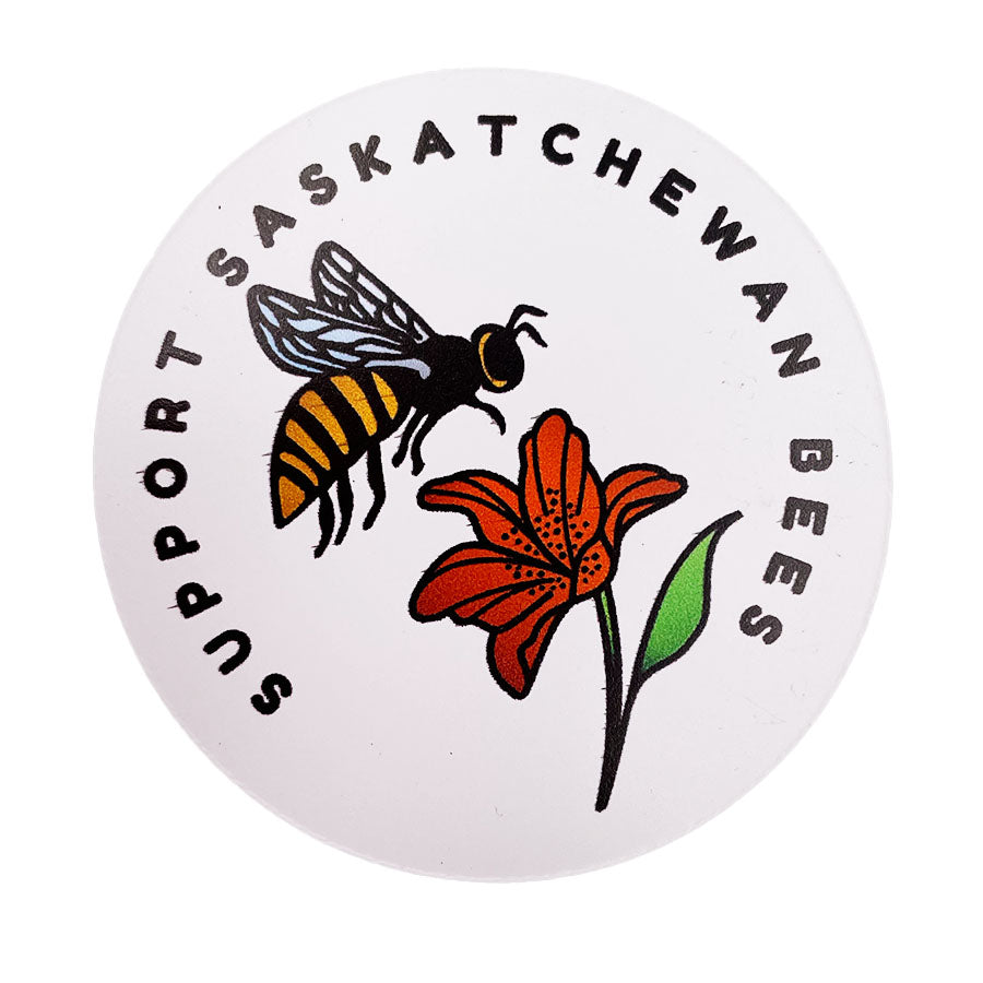 Sunnybee Creations - Support Saskatchewan Bees Magnet