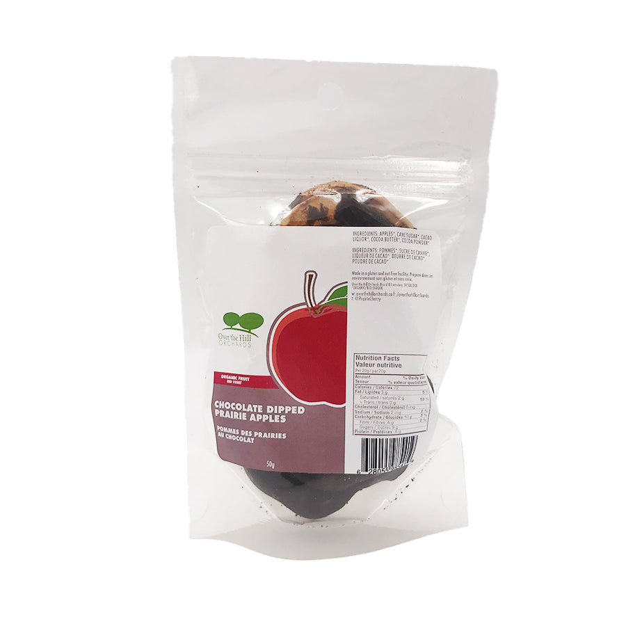 Over the Hill Orchards - Chocolate Dipped Prairie Apples (50 g)