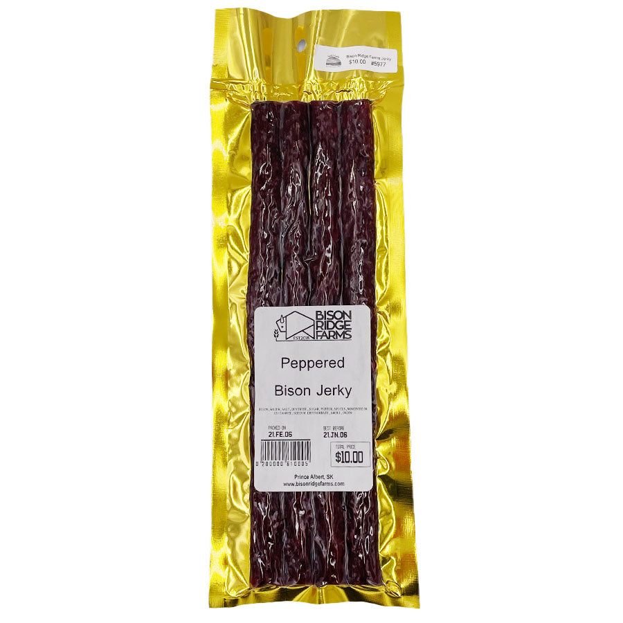 Bison Ridge Farms Bison Jerky SaskMade Marketplace