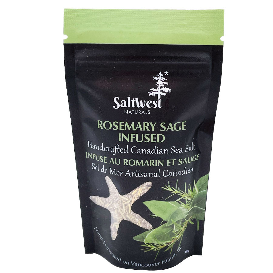 Saltwest Naturals - Handcrafted Canadian Sea Salt (40g)