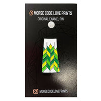 Morse Code Love Prints - Pins