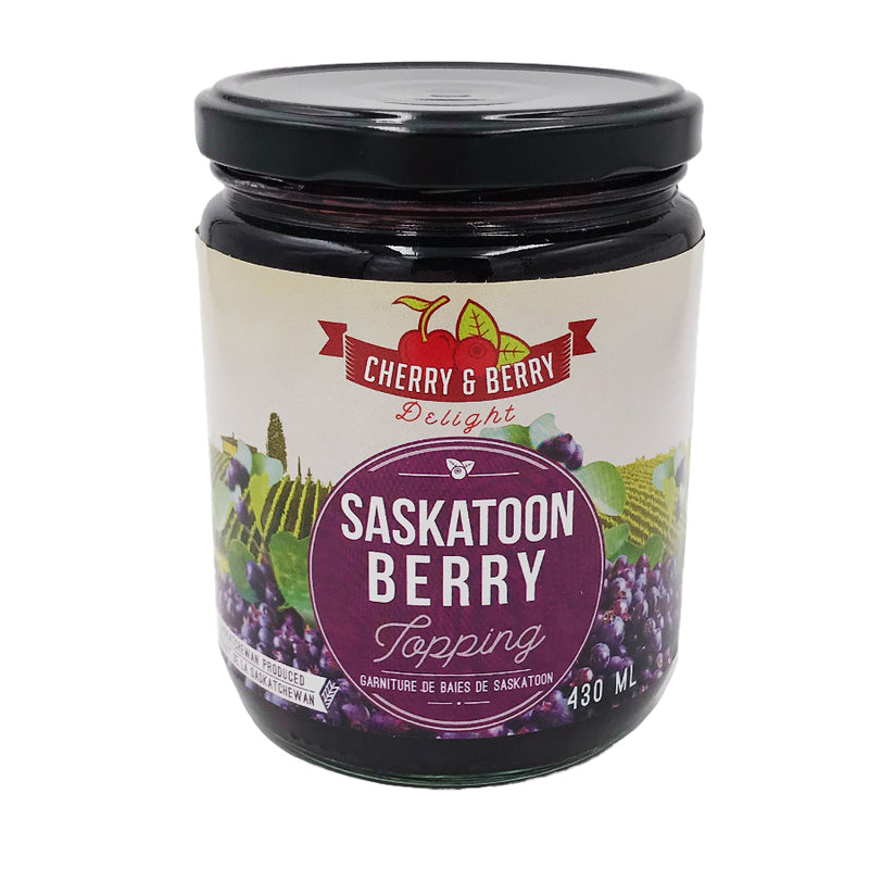 Cherry & Berry Delights - Saskatoon Berry Topping (430 mL)
