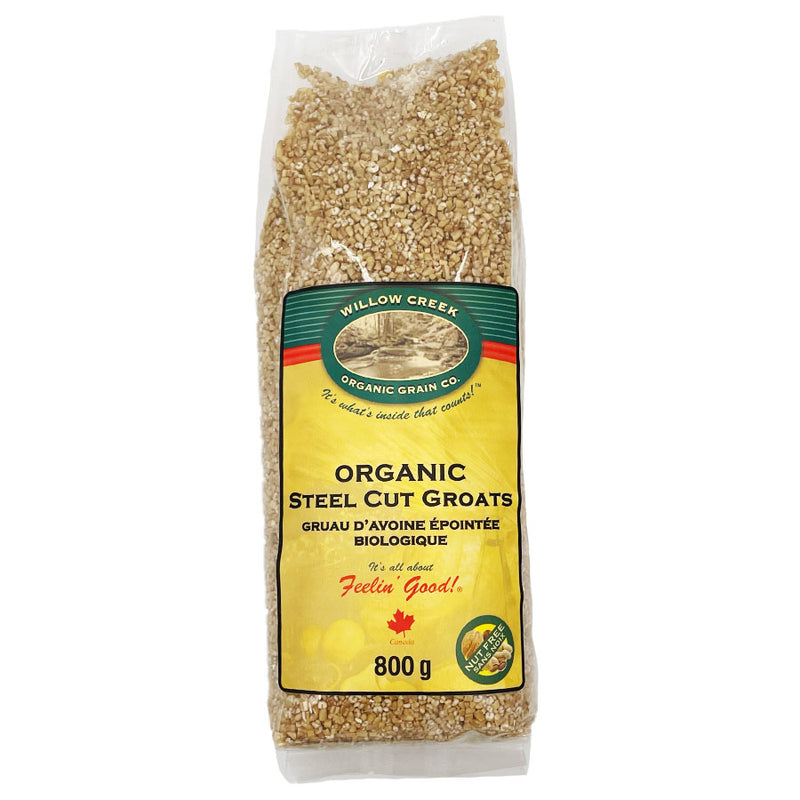 Willow Creek Organics - Organic Oats: Steel Cut Oat Groats (800 g)