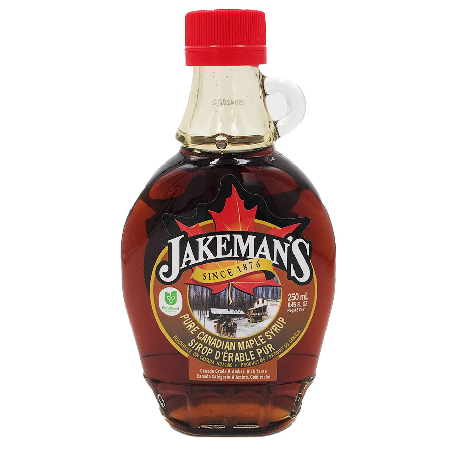 Jakeman's Maple Products - Pure Canadian Maple Syrup Glass Bottle