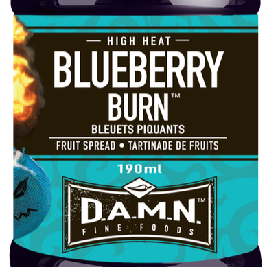 D.A.M.N. Fine Foods - Spicy Fruit Spread: Blueberry Burn (190 ml)
