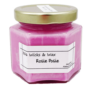 306 Wicks & Wax - Natural Soy Wax Candles: Glass Jar