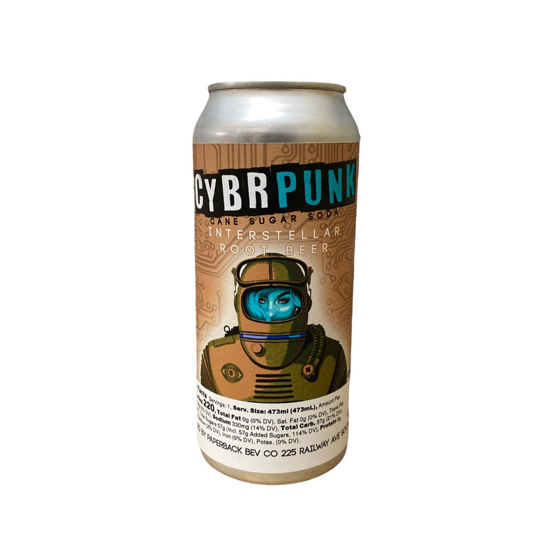 Paperback Beverage Company - Cybrpunk Cane Sugar Soda