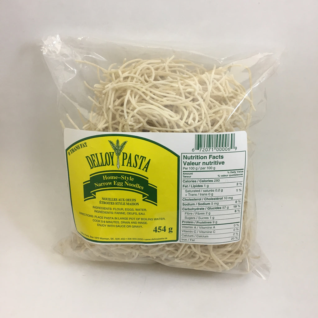 Delloy Pasta - Homestyle Egg Noodles: Narrow (454 g)