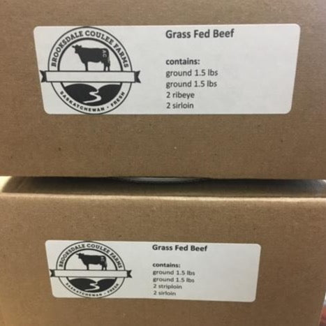 Brooksdale Coulee Farms - Grass Fed Mixed Beef Box