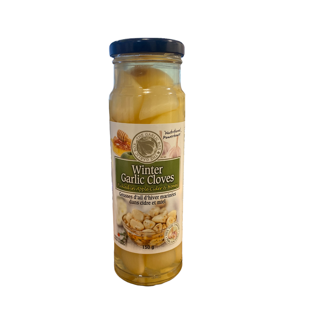 The Garlic Box - Pickled Garlic Cloves in Apple Cider Vinegar & Honey (150g)