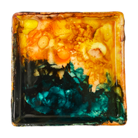 Wanderings Art - Alcohol Ink Art - Trinket