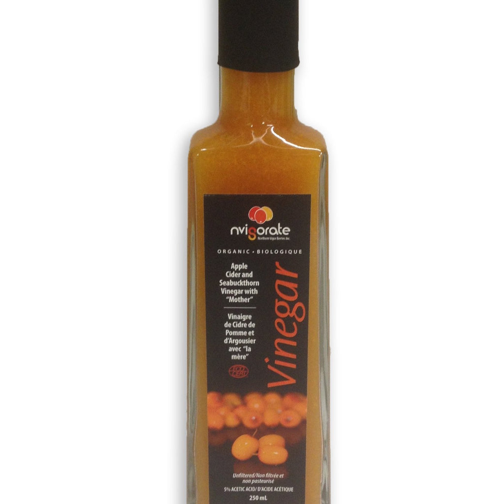 Northern Vigor Berries - Organic Seabuckthorn Cider Vinegar (250 mL)